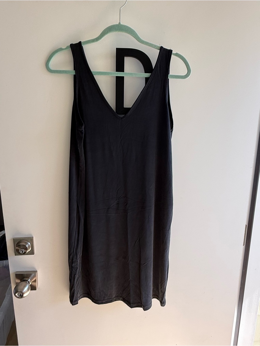 Vero Moda Black V-Neck Sleeveless Slip Dress
